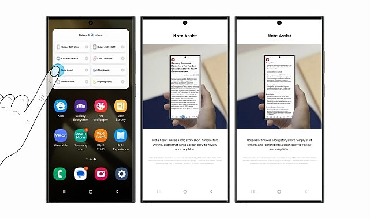 Samsung Galaxy kullanıcıları, Try Galaxy uygulamasıyla Galaxy AI özelliklerini keşfediyor
