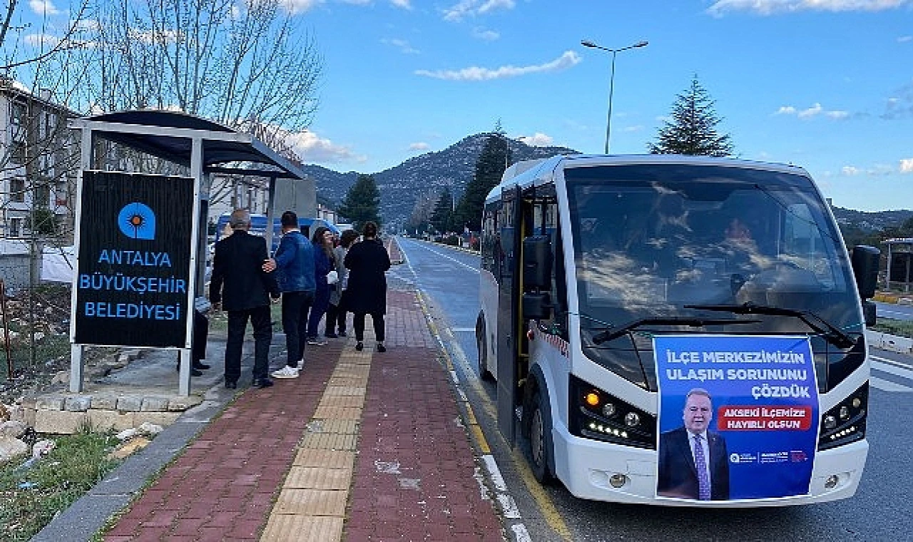 Antalya Büyükşehir’den Akseki’ye ulaşım desteği