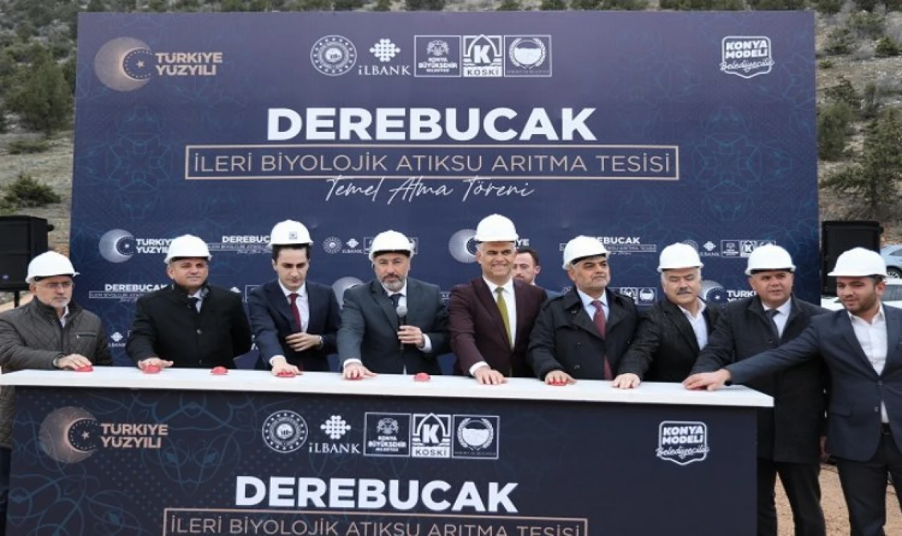 Konya Büyükşehir’den Derebucak’a atık su arıtma tesisi