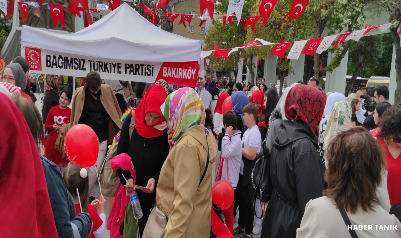 Bağımsız Türkiye Partisi, 23 Nisan Ulusal Egemenlik ve Çocuk Bayramı'nı Bakırköy ve Maltepe Meydanları'nda Coşkuyla Kutladı