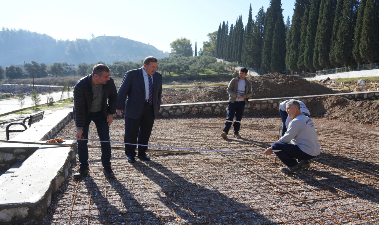 Muğla Milas’ta şehitlik için çalışmalar başladı