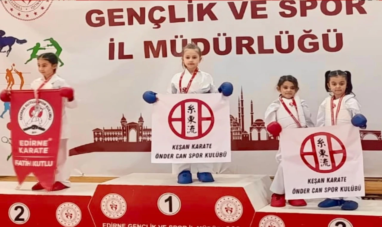 Edirne Karate İl Şampiyonası’nda Öndercan başarısı