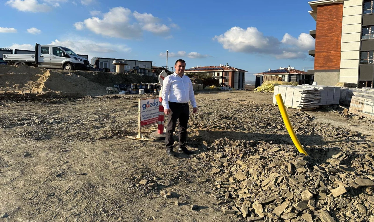 Edirne Yenimuhacır’da TOKİ konutlarına doğal gaz hattı