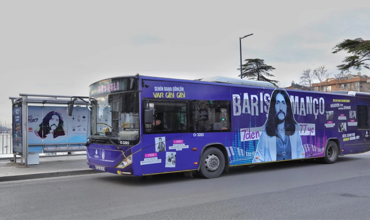 İETT’den Barış Manço’ya vefa otobüsü