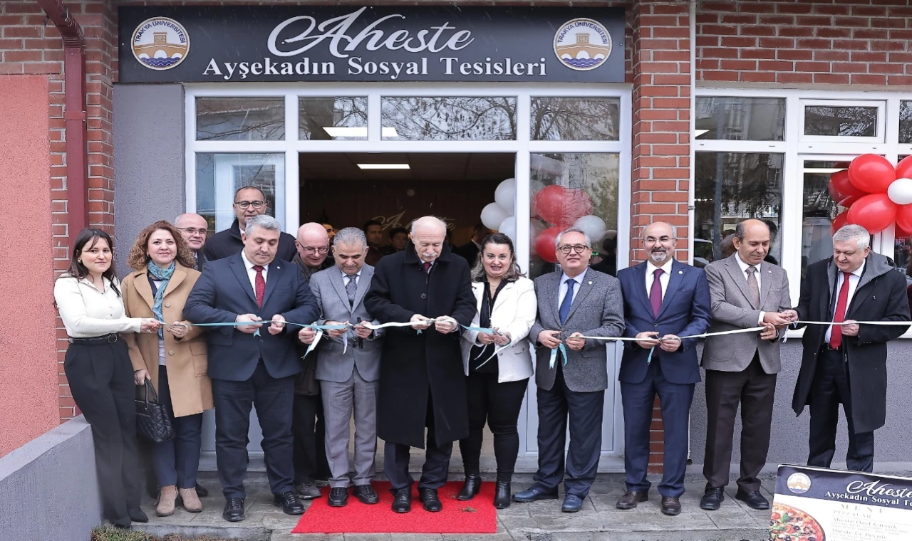 Trakya Üniversitesi’nin sosyal tesisi hizmete girdi