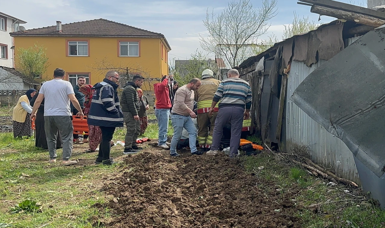 Düzce’de çift süren gençten talihsiz kaza!