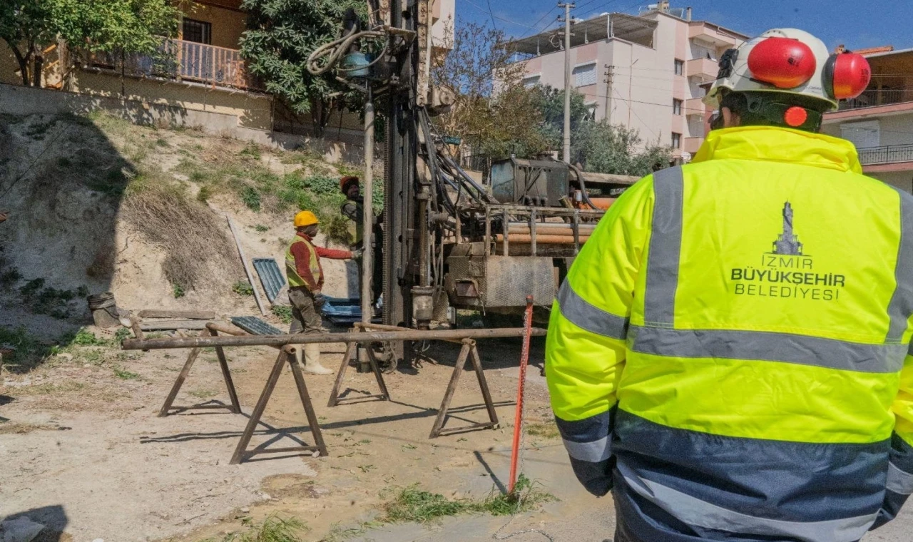 İzmir Bornova’nın zemin çalışmaları tamamlanıyor