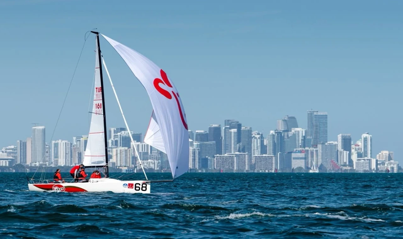 J70 Eker, Miami’de 4 takım arasından sıyrılarak birinci oldu