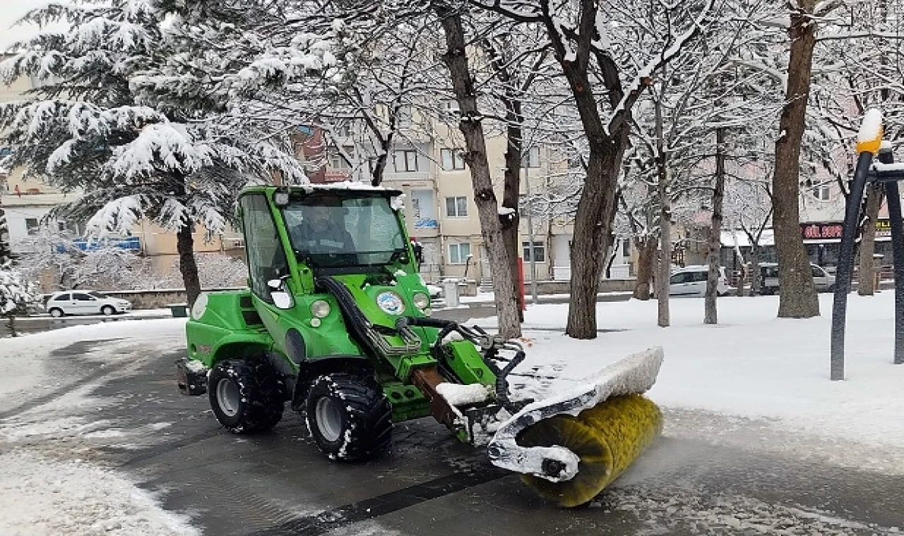 Kayseri Talas’ta kış çalışmaları yeniden başladı