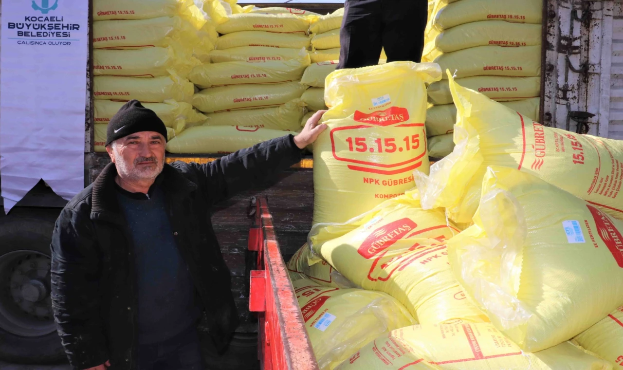 Kocaeli’den üreticiye yüzde 50 hibeli gübre