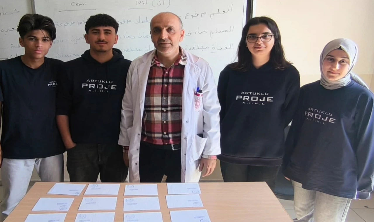 Mardinli öğrencilerden Gazze’deki kardeşlerine anlamlı bağış