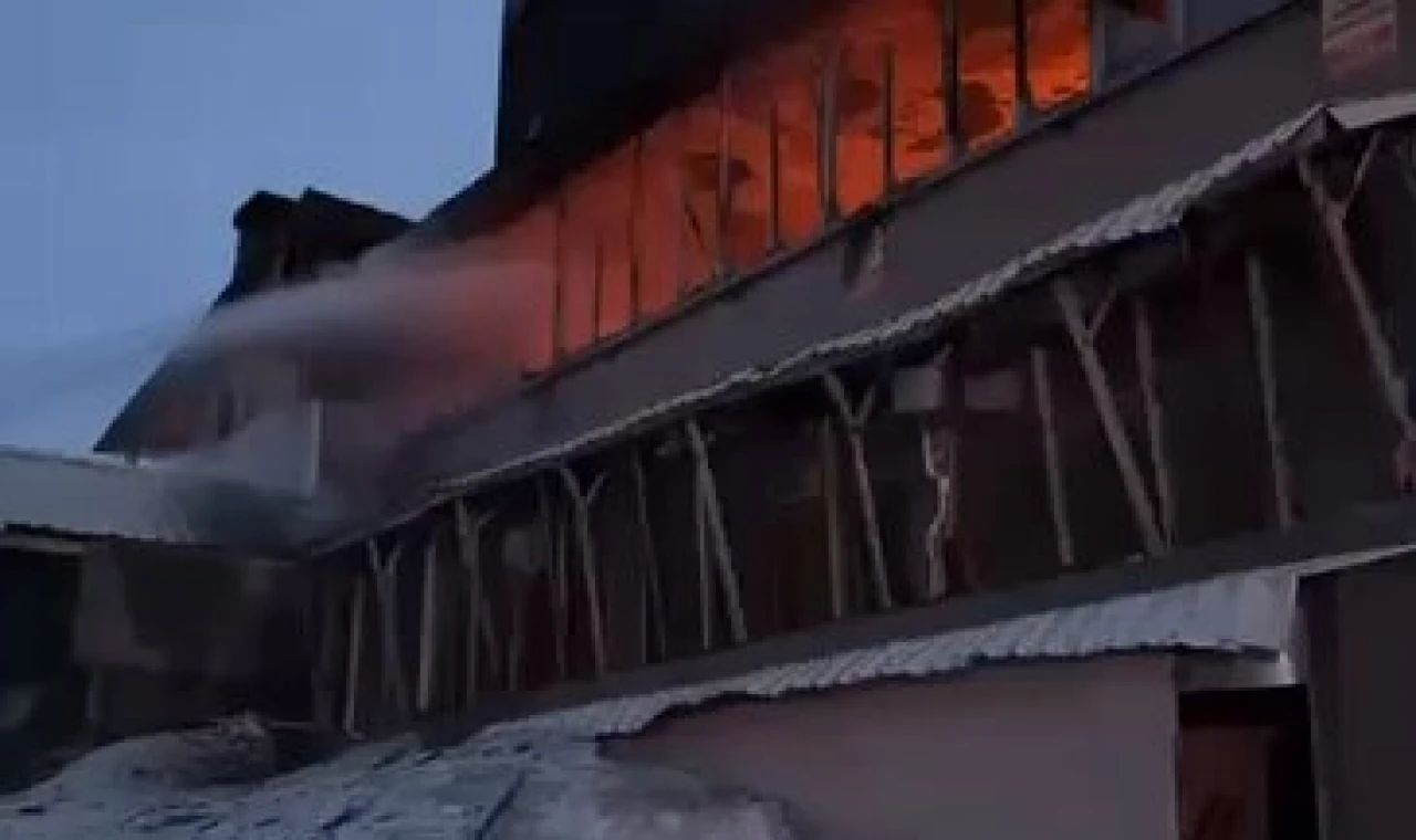 Uludağ’da kapalı otelde yangın! 2 ölü