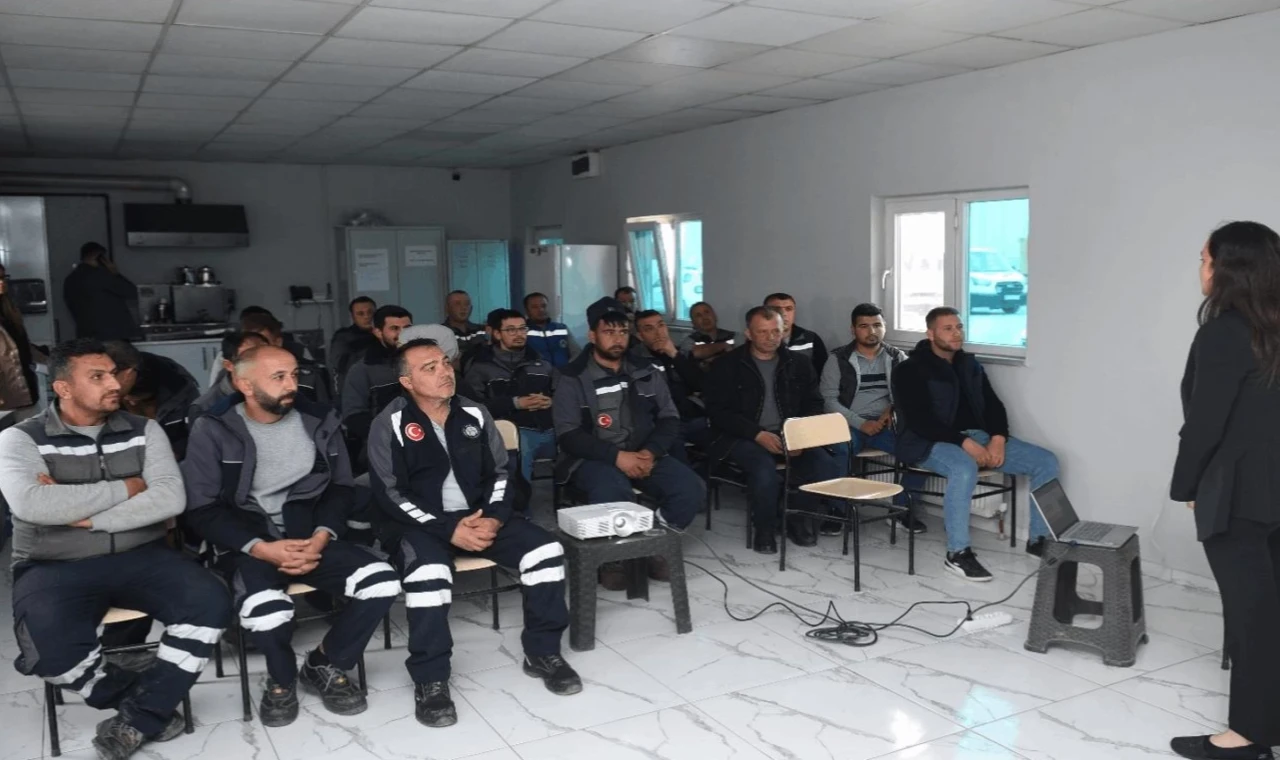 BASKİ personeline “Asbestli Hat Söküm Eğitimi”