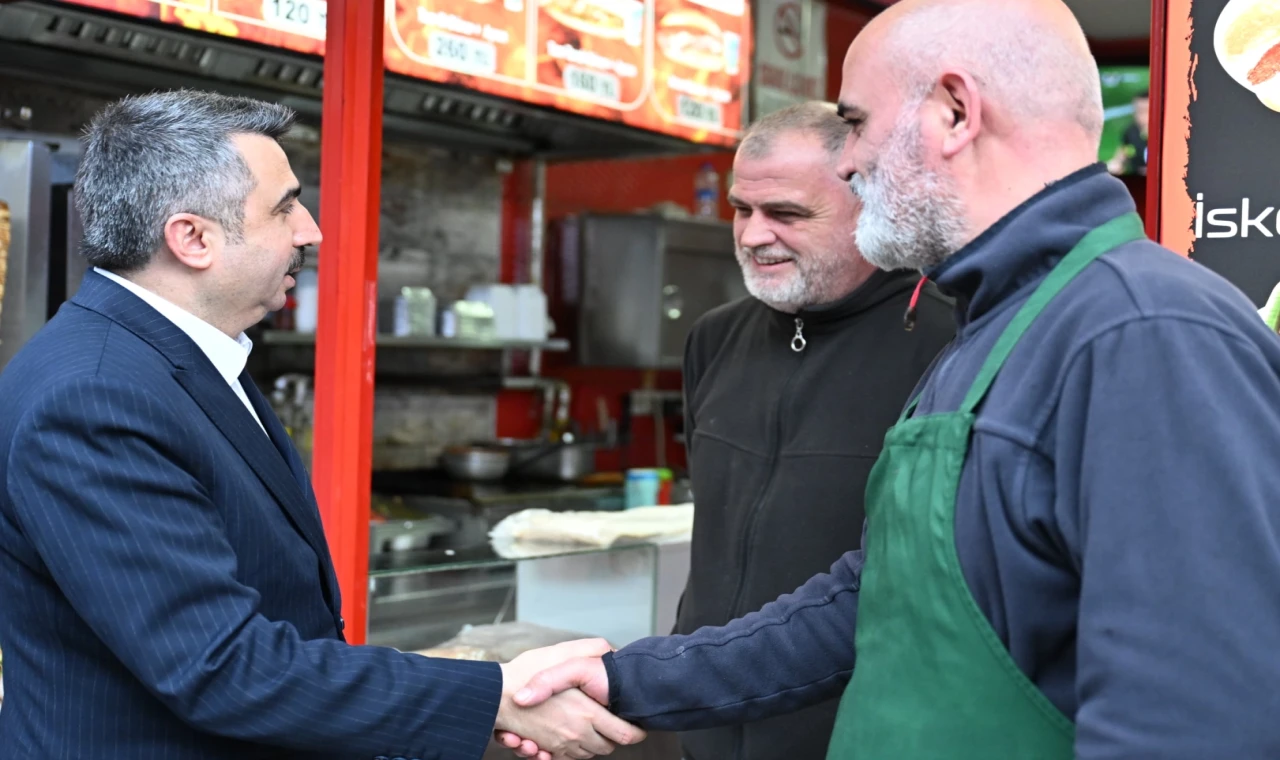 Bursa Yıldrırım’da Başkan Yılmaz komşu ziyaretinde