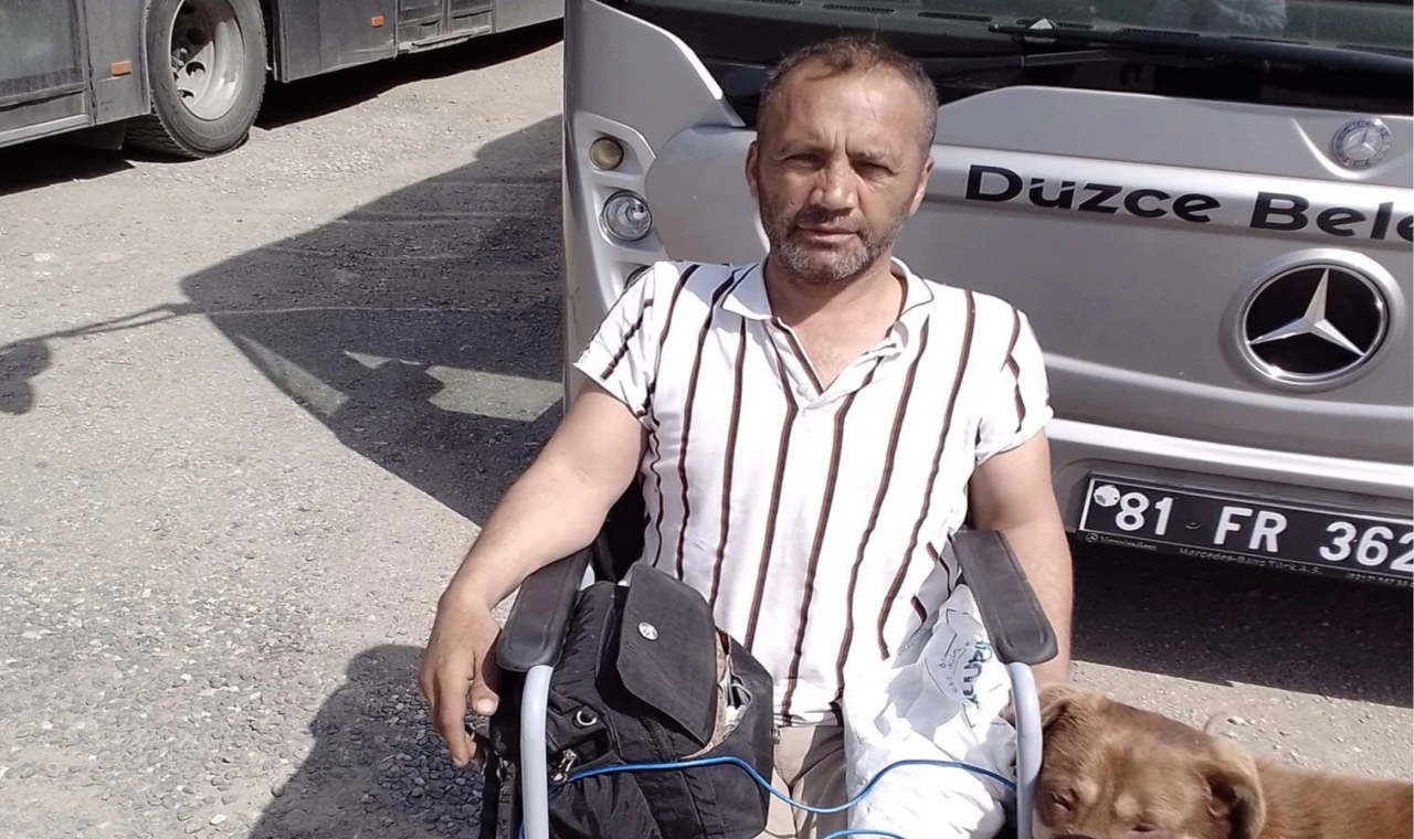 Düzce’de engelli bireyin acı sonu!