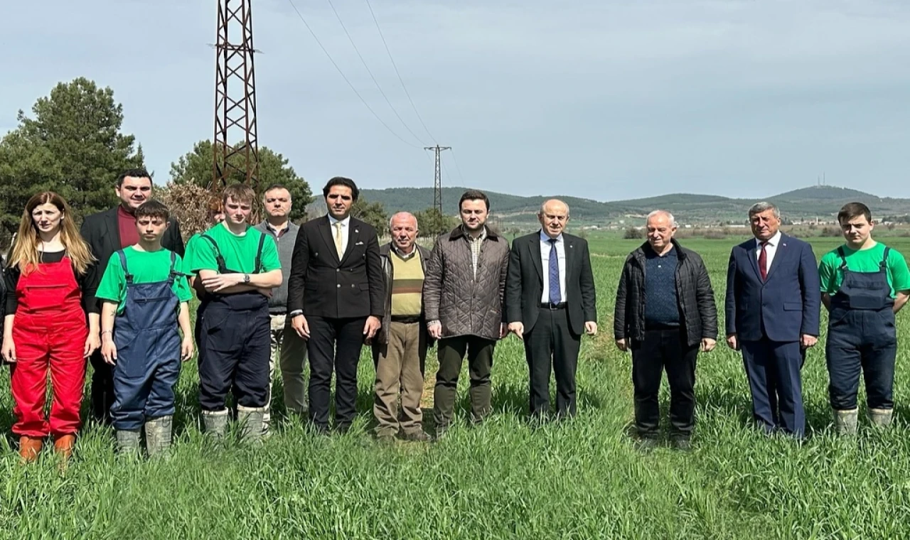 Edirne Keşan’da geleceğin tarımcıları hasada hazırlanıyor