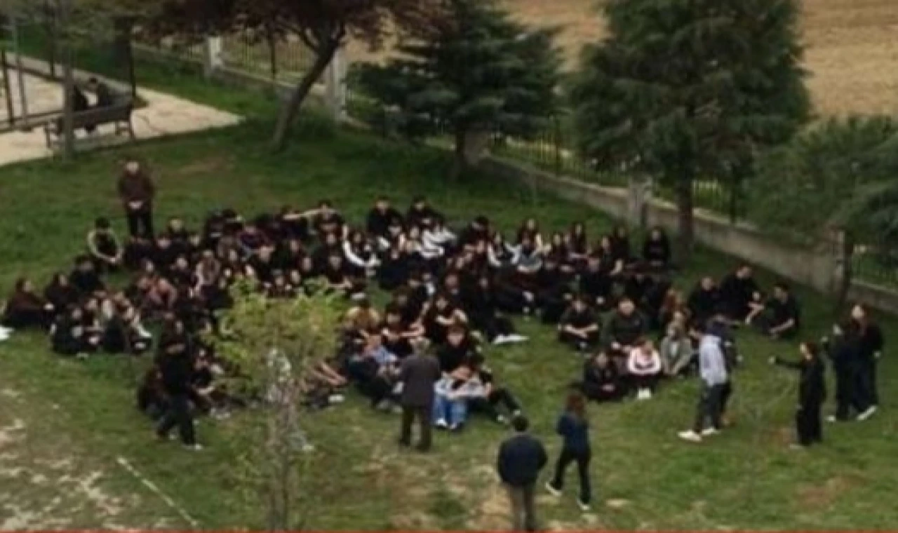 Edirne Keşan’da öğrenci protestosuna müdahale iddiası!