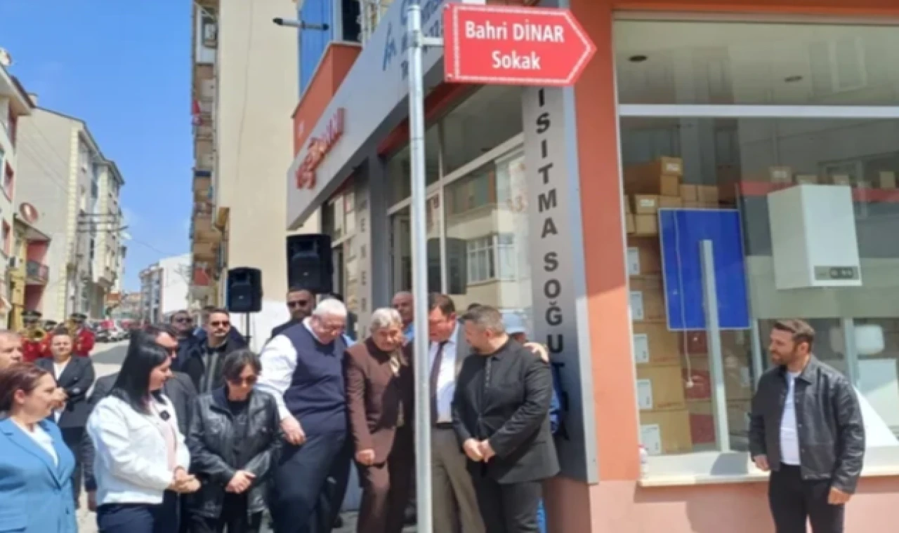 Edirne’de Bahri Dinar’ın adı artık sokağında yaşayacak
