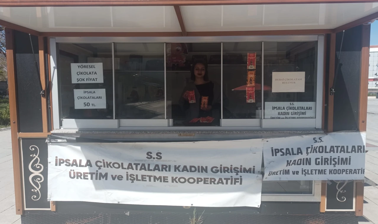 El yapımı çikolatalar Keşan’da satışta