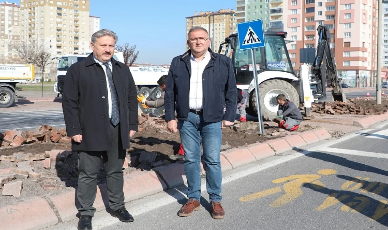 Kayseri Melikgazi Belediyesi’nden estetik hareketler