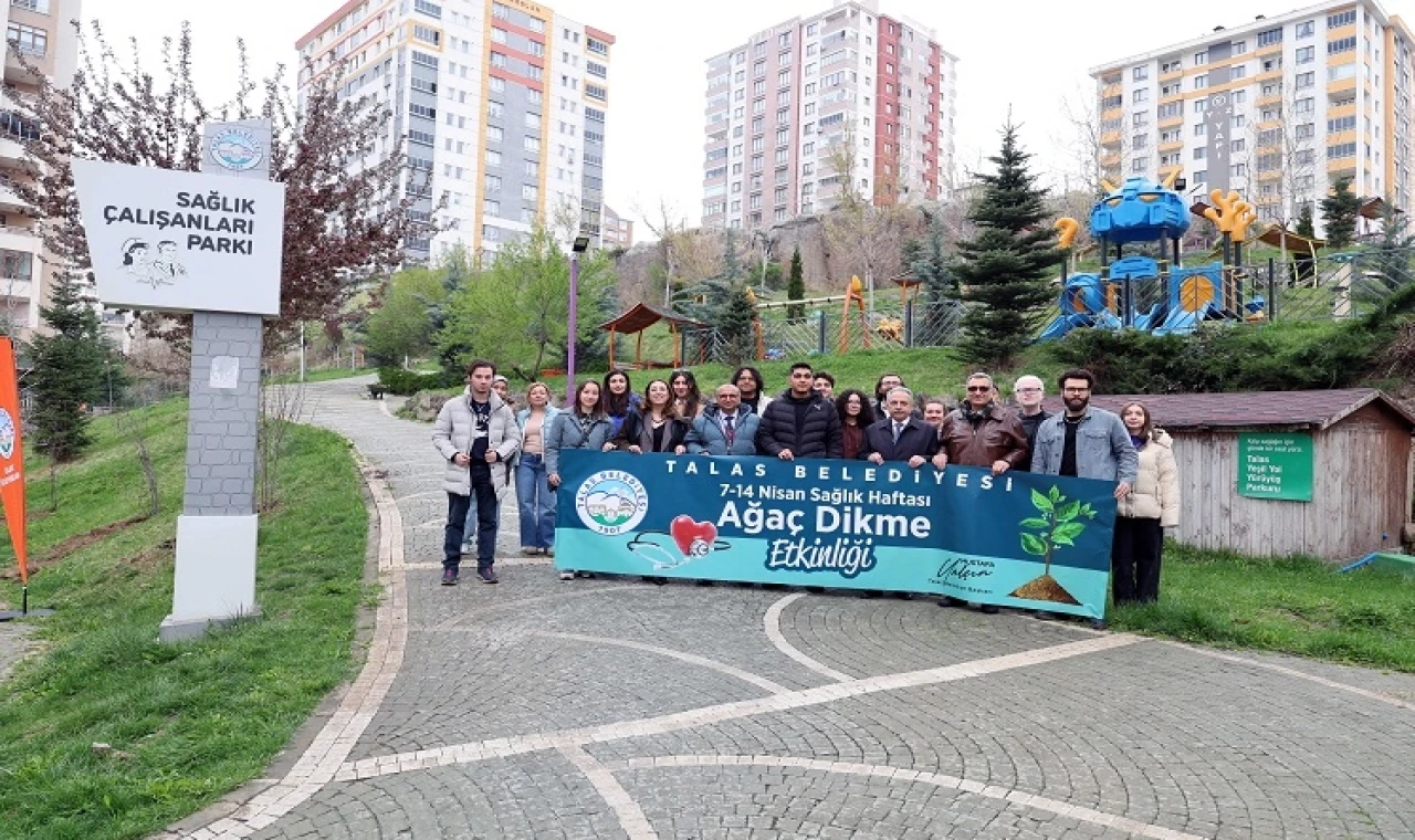 Kayseri Talas’ta ’sağlıklı’ fidan dikimi