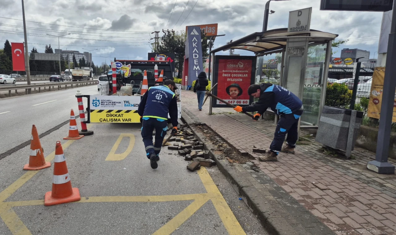 Kocaeli’den yaya yollarına konforlu dokunuş
