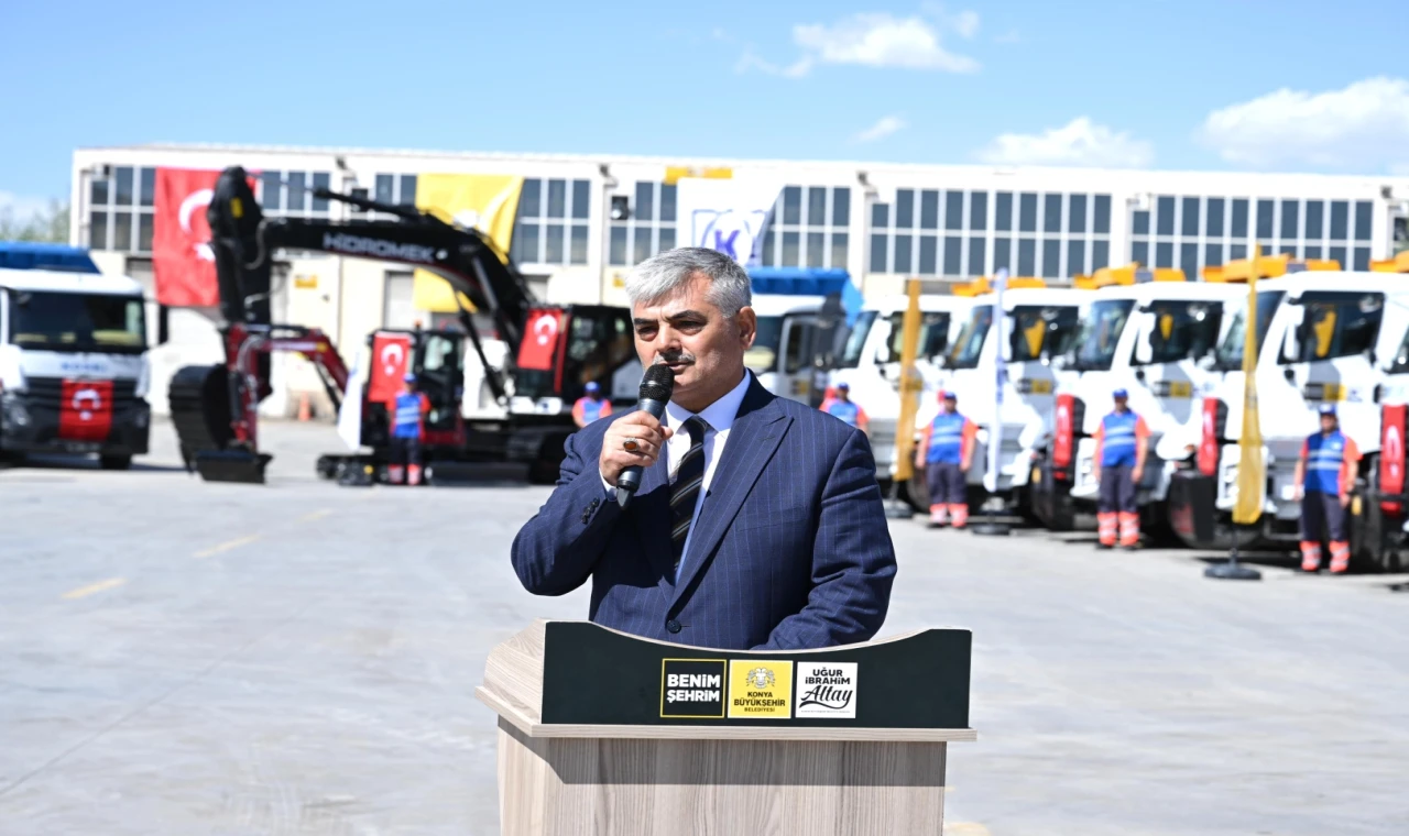 Konya KOSKİ’ye 100 milyon TL’lik 24 yeni araç