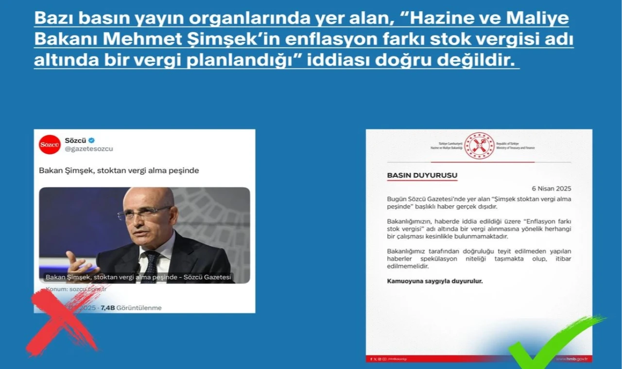 Maliye’den ’stok vergisi’ iddialarına açıklama