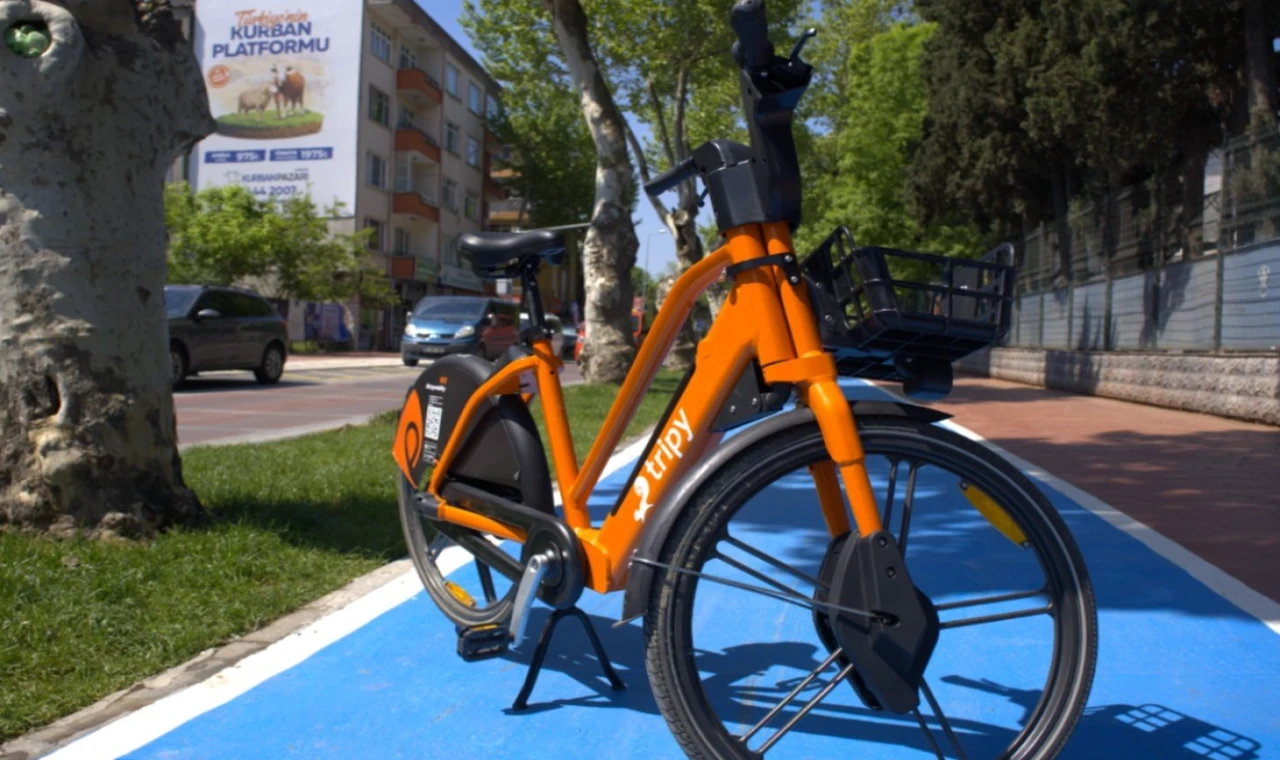 Elektirikli bisiklet Tripy’lere bahar indirimi: Dakika ücreti 2 TL