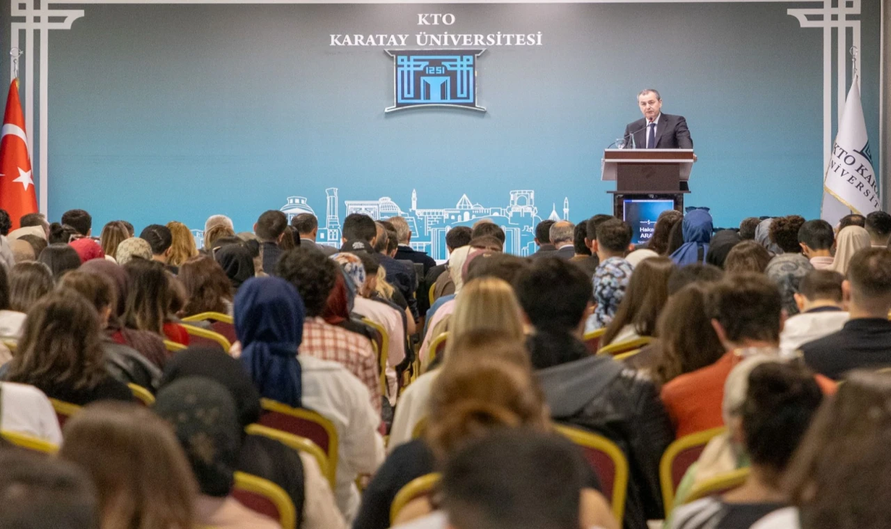Hakan Aran’dan KTO Karatay öğrencilerine ilham verdi