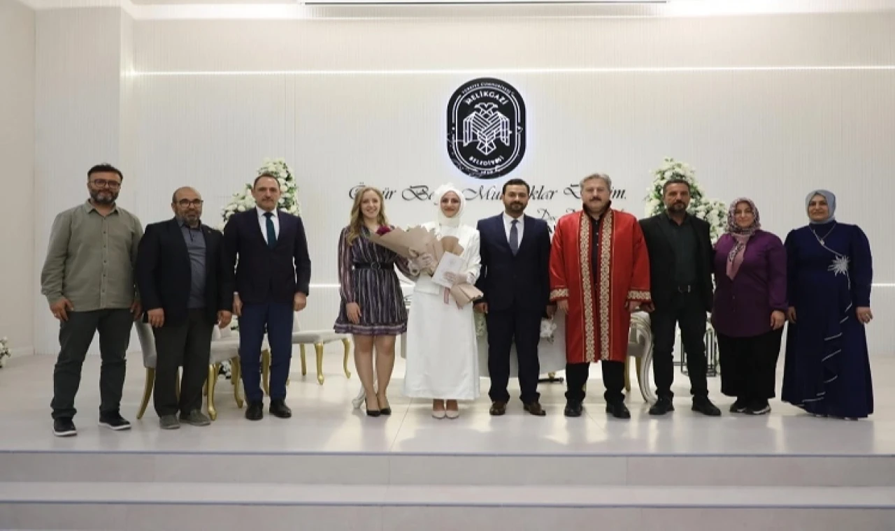 Kayseri Melikgazi’de bir günde 60 nikah