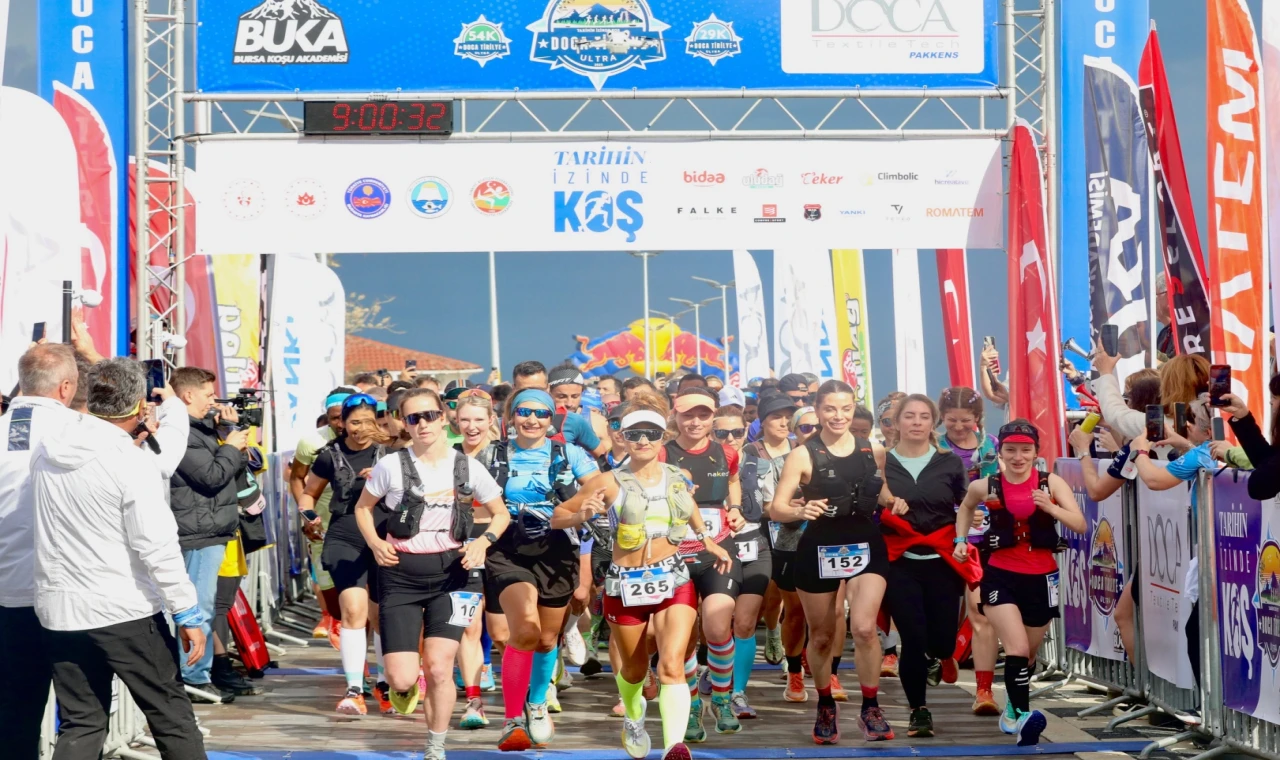 Mudanya’da 19 Mayıs’a özel koşu... 367 sporcu doğa ve tarihin izinde koştu