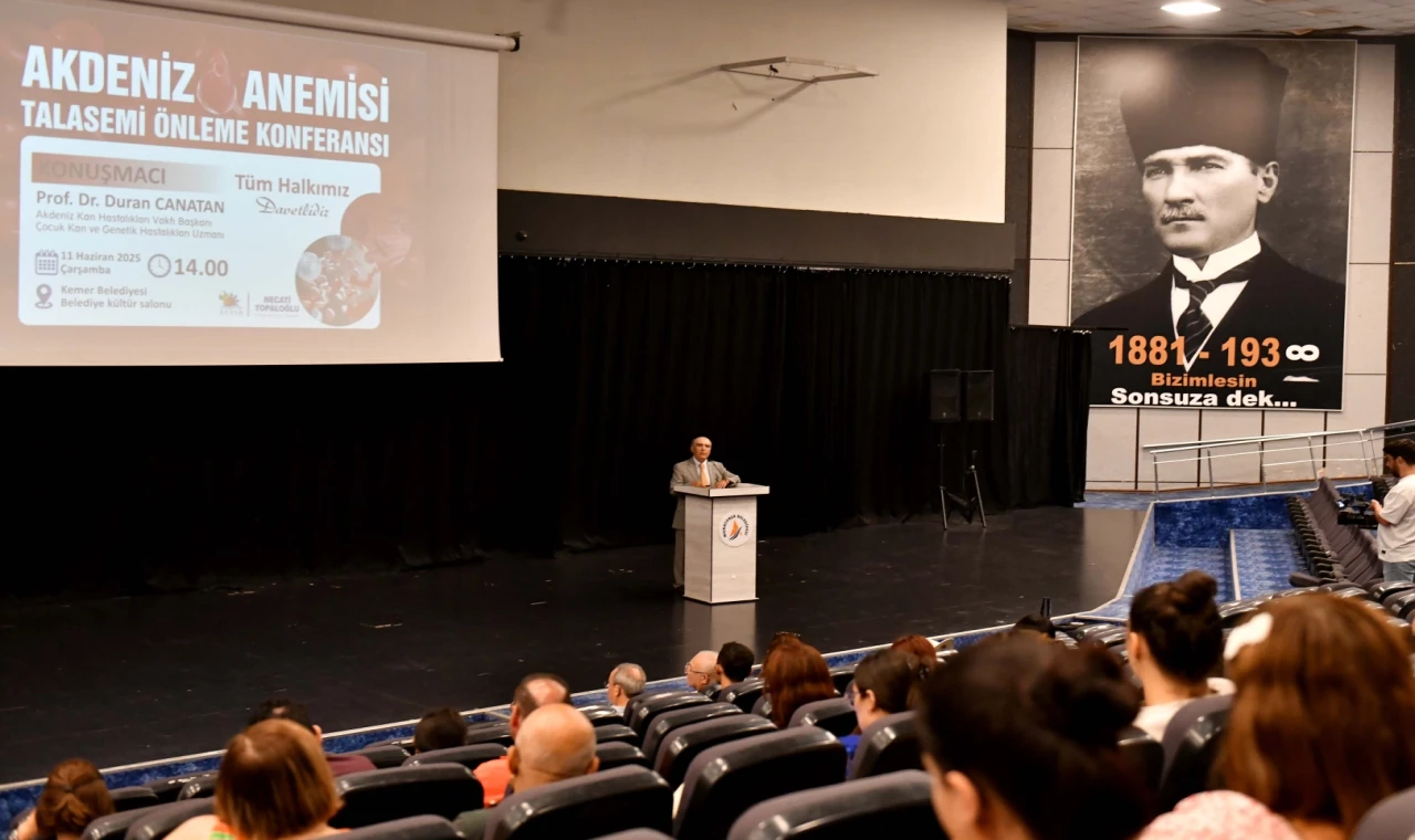 Antalya Muratpaşa’da ’Akdeniz Anemisi’ farkındalığı
