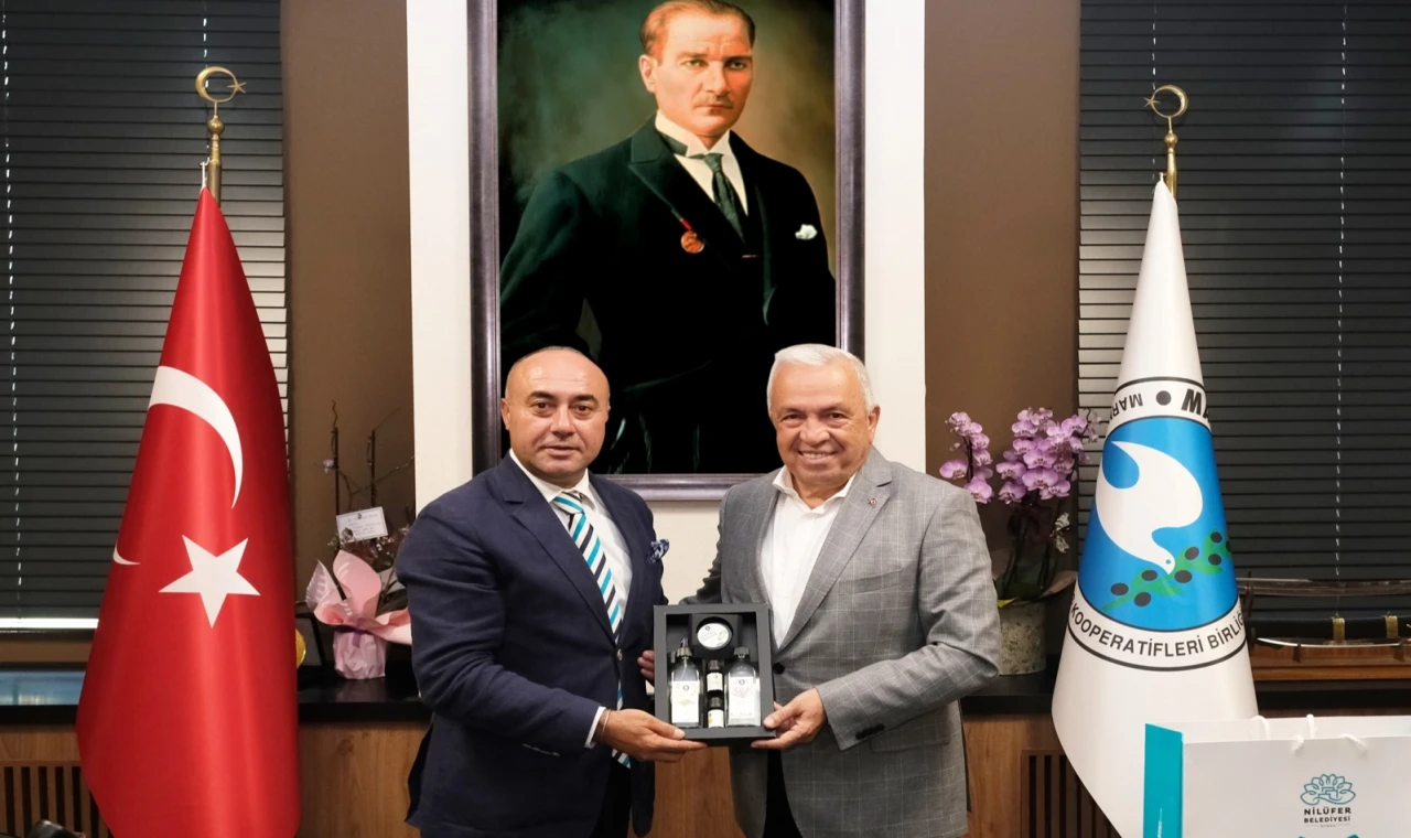 Başkan Özdemir’den Marmarabirlik’e ’hayırlı olsun’ ziyareti