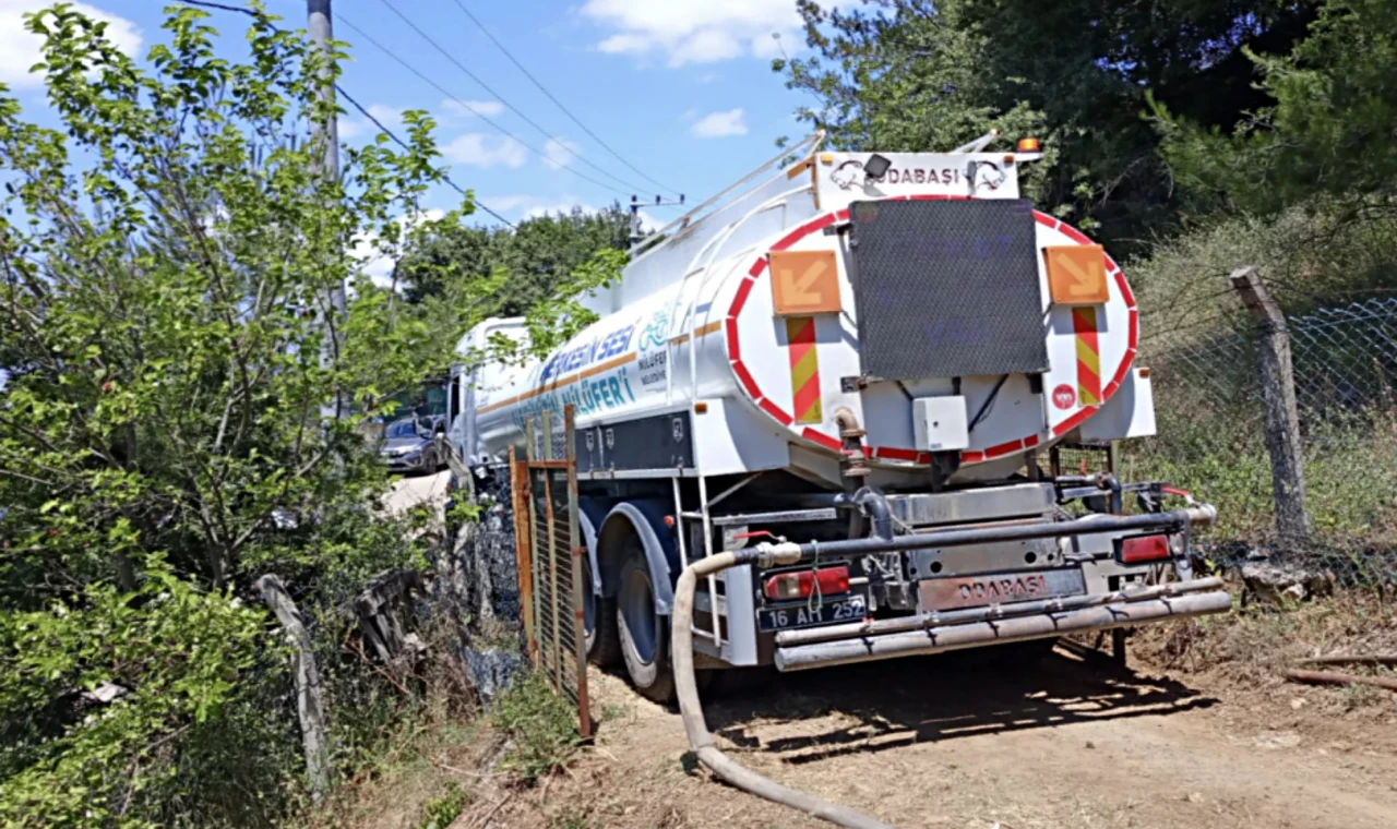 Bursa Nilüfer’de Dağyenice’deki yangın söndürüldü