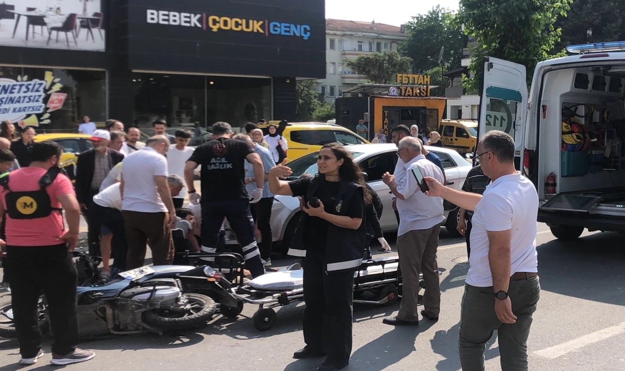 Düzce’de ters yön kazası!