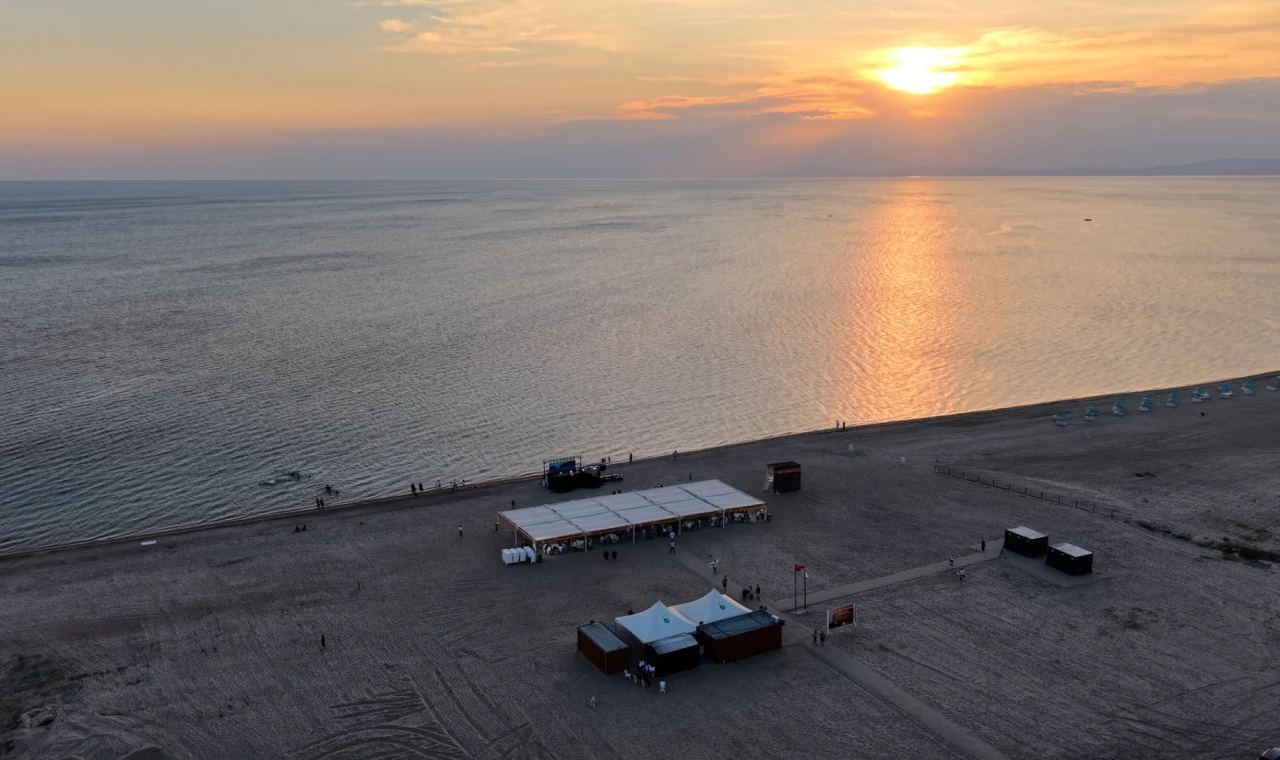 Edirne’de İpsala Halk Plajı coşkuyla açıldı