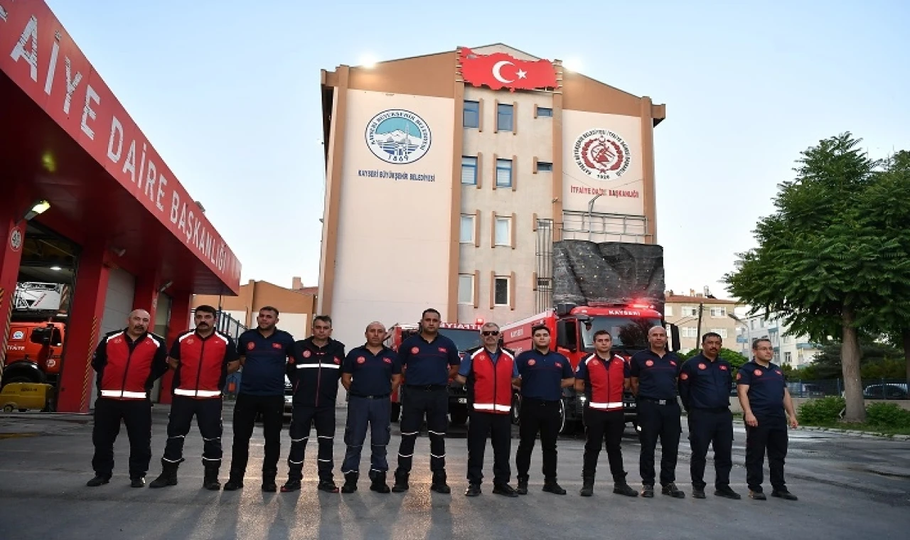 Kayseri Büyükşehir’den Manisa yangınına yardım desteği