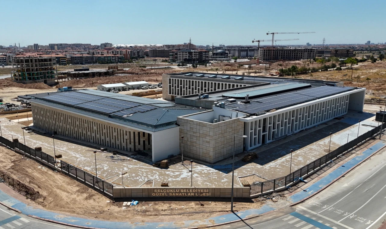 Konya Selçuklu’ya kazandırılacak lisede sona yaklaşıldı