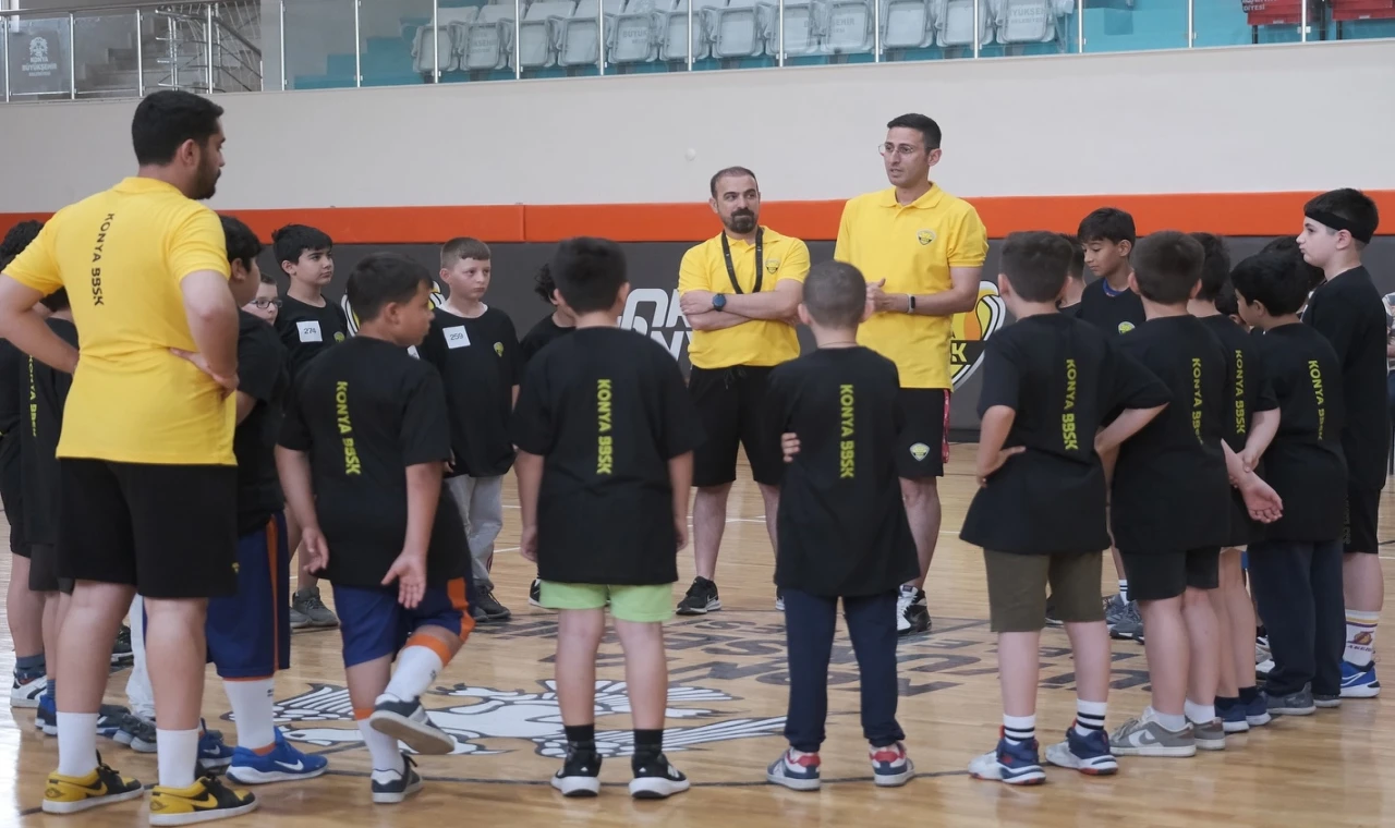 Konya’da basketbol altyapı seçmelerine yoğun ilgi
