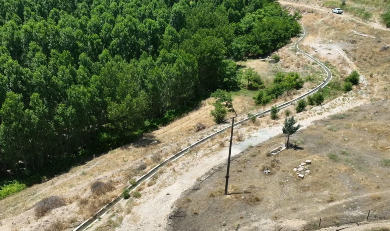 Malatya’da 1200 dekarlık alana kayıpsız su desteği