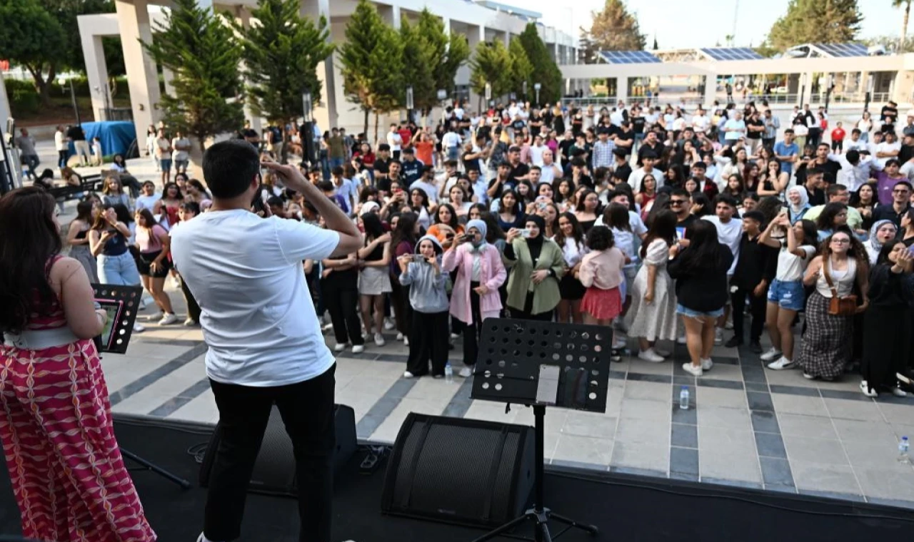 Mersin’de öğrencilere YKS öncesi moral etkinliği