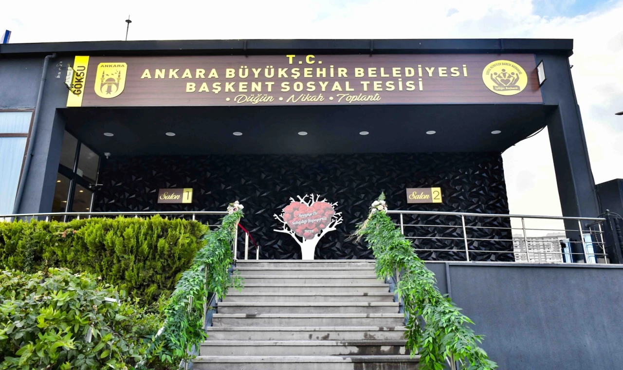 Ankara Büyükşehir’den evliliğe ilk adım desteği... ’Sosyal Yaşam Adası’nda düğünler ücretsiz