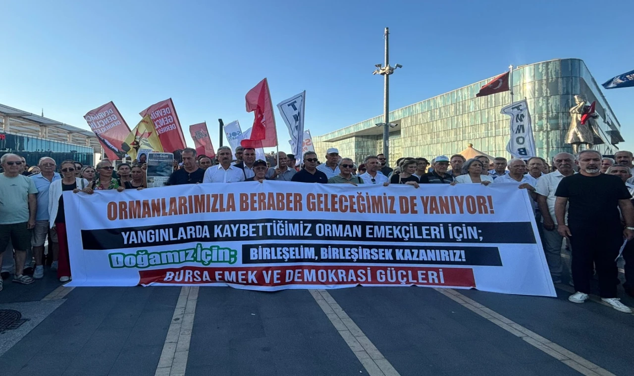 Artan orman yangınlarına Bursa’dan ses oldular! Mücadelede toplum temelli yaklaşık çağrısı
