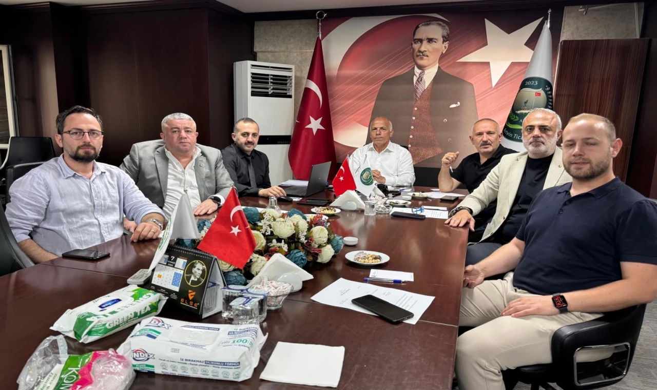 Artvin Ticaret Borsası’nda yönetim toplandı