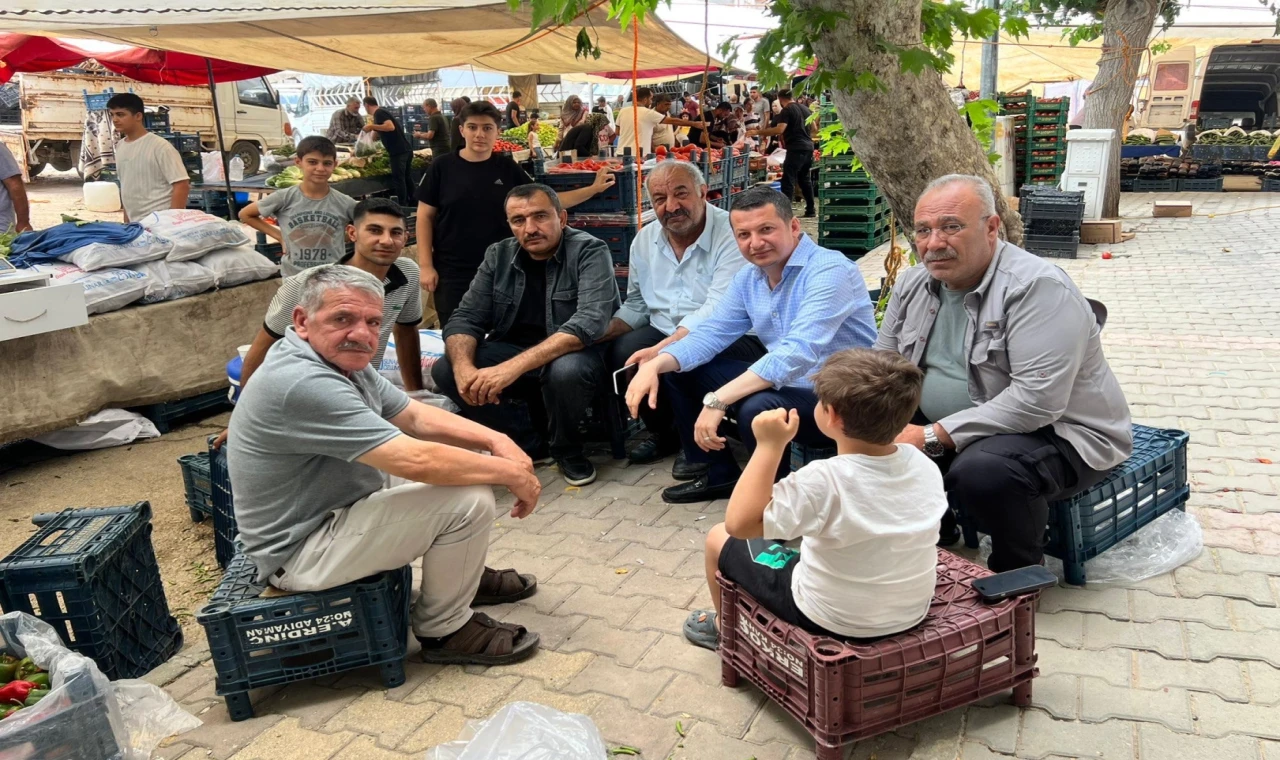 Başkan Olgun’dan Adıyaman Semt Pazarı’na samimi ziyaret