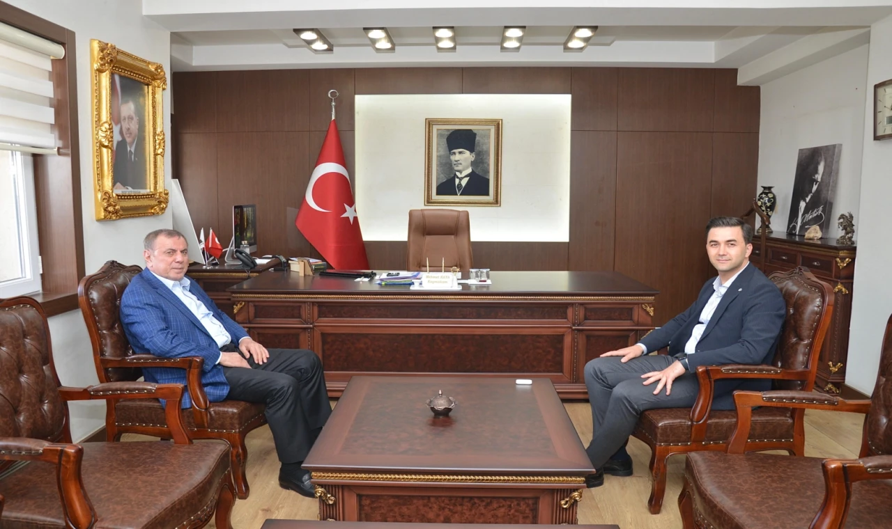 Başkan Şahin’den Kaymakam Kaya’ya Hayırlı Olsun ziyareti