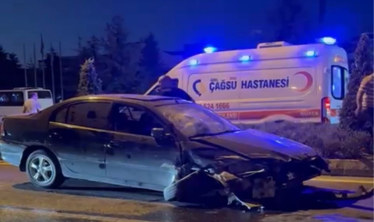 Düzce’de trafik kazası: 1 yaralı