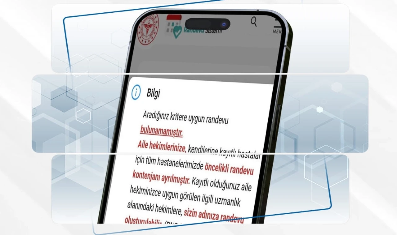 İSTAHED: MHRS’deki yeni uygulama sevk zinciri değil