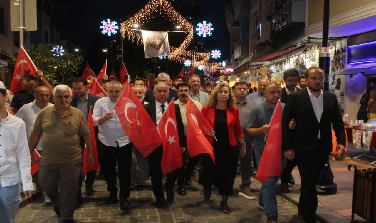 İstanbul Şile ’Milli Birlik’ kortejinde buluştu
